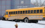 School bus with 20 kids crashes into parked cars in St. Paul
