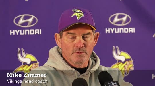 Both Mike Zimmer and Sam Bradford say they're get running back Adrian Peterson integrated into the Vikings offense, which has changed since early in the season when he was injured.
