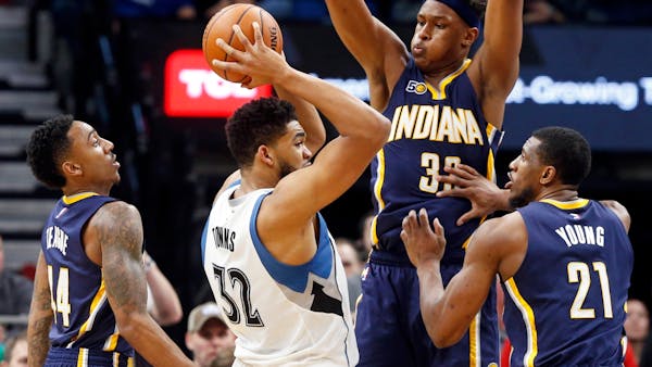 Wolves fall to Pacers, 109-103
