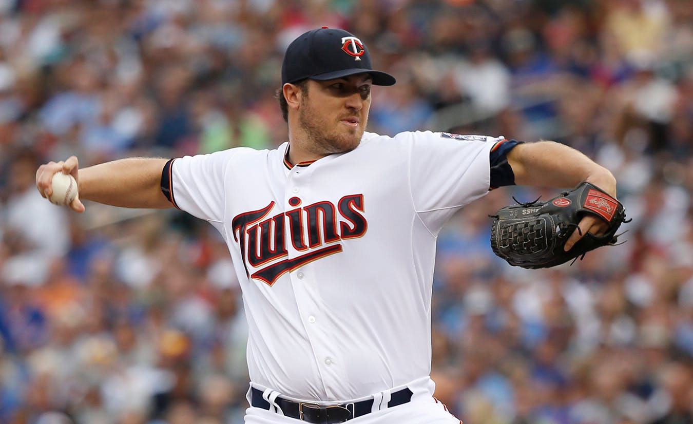 Twins righthander Phil Hughes got an early lead Friday night against the Cubs and cruised from there.