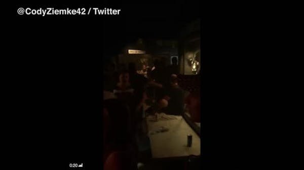 Cell phone video shows crowd after First Avenue ceiling collapses