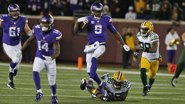 Souhan and Rand: Time for Vikings and Bridgewater to prove it vs. Packers