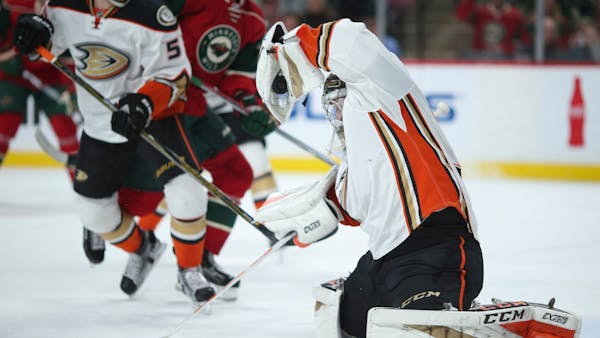 Wild's 37 shots aren't enough in 1-0 loss to Anaheim