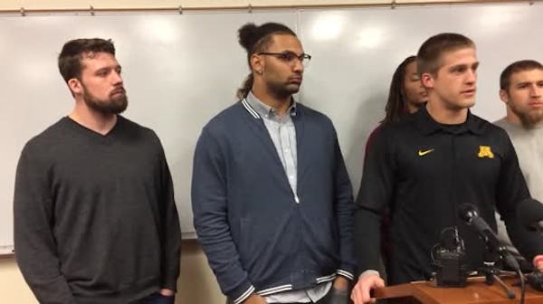 Watch: Gophers football players announce end to boycott