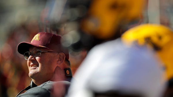 Gophers coach Tracy Claeys after Saturday's victory over Maryland