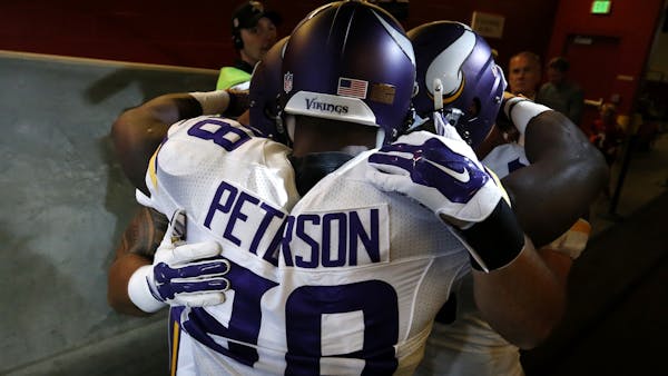 Access Vikings: Peterson's frown disappeared
