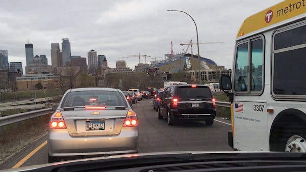 Commuters face gridlock into Minneapolis