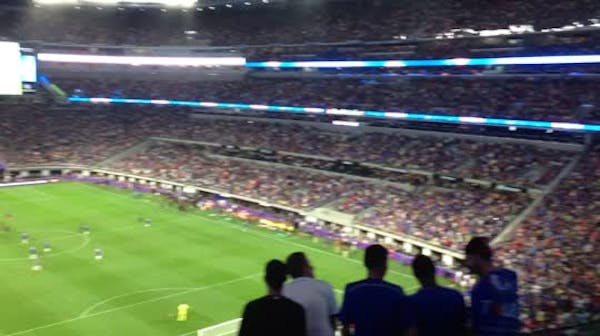 'Let's Go Crazy' played at U.S. Bank Stadium