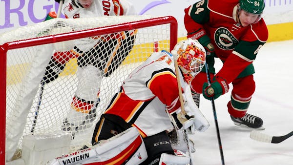 Wild flustered and frustrated in 1-0 loss to Flames