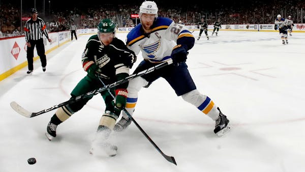 Another bolt from the Blues: Late goal puts Wild in 0-2 hole vs. St. Louis