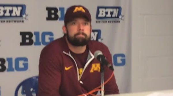 Mitch Leidner says interception is one he wishes he had back