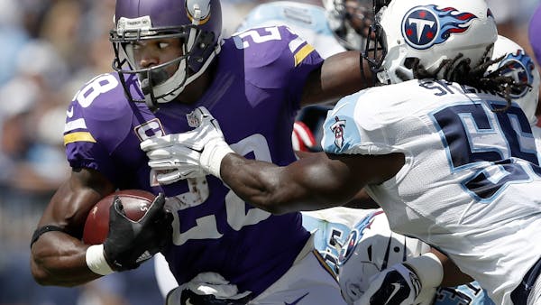 Peterson's presence sliver of hope for Vikings lackluster offense