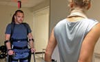 ReWalk machine is helping paralyzed patients to walk again