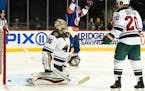 Kuemper's rough night in goal leads to 6-3 Wild loss to Islanders