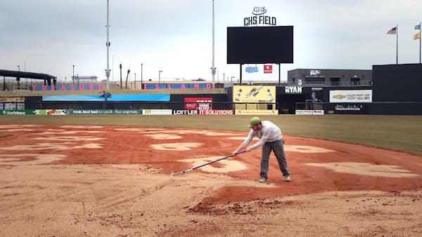 CHS Field grounds crew gets head start thanks to mild weather