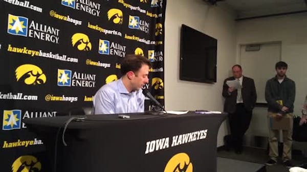 Iowa's Uthoff woke up and couldn't be stopped, Pitino said