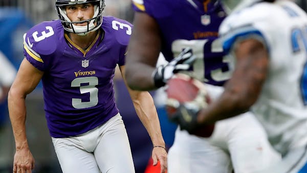Blair Walsh: 'I'm confident in what I'm doing'