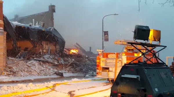 Overnight fire erupts, leaving stretch of downtown Madelia in ruins