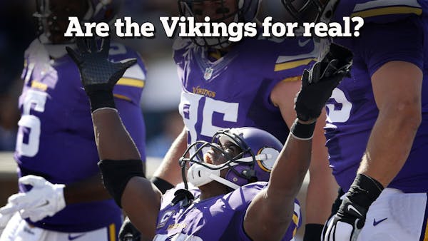 Souhan and Rand: Are the 7-2 Vikings a legitimate contender?