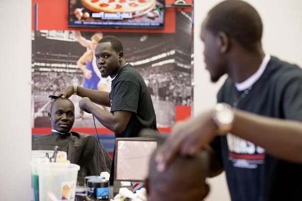 Akeem Akway fulfills dream to open a barber shop