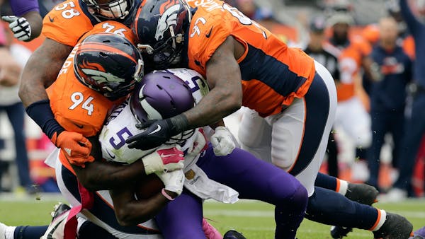 Vikings make 'too many mistakes' in loss to Denver