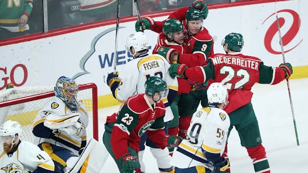 Wild grabs big lead, holds on to beat feisty Nashville