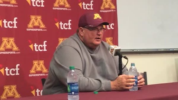 Gophers' Claeys concerned with offensive line depth
