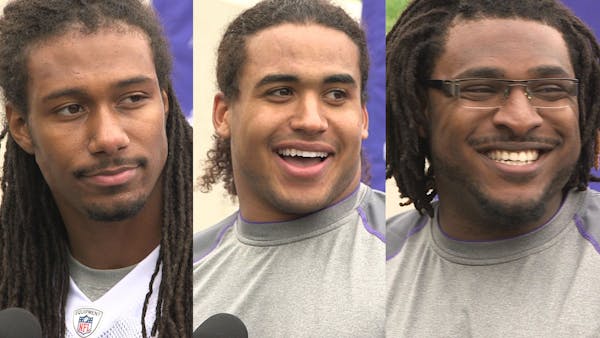Vikings rookies work out at first minicamp