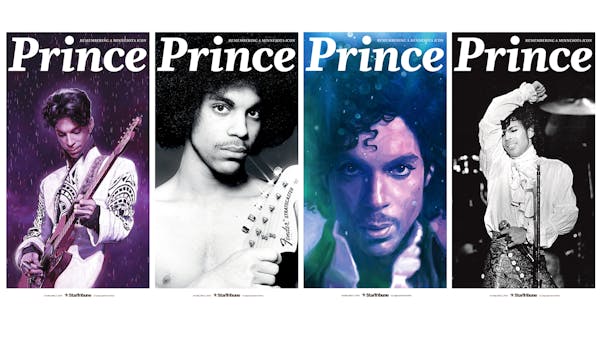 Watch the making of the Prince commemorative section