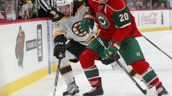 Last-minute goal gives Wild 1-0 win over Boston