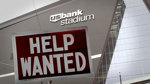 Help wanted: 2500 job openings at U.S. Bank Stadium