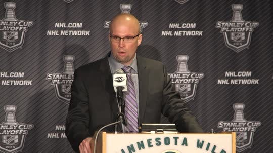 Coach Mike Yeo and Wild players on their satisfaction about Monday's Game 3 shutout of St. Louis.