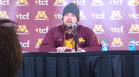 The Gophers quarterback threw for a career-high 301 yards.