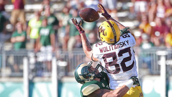 Gophers Football Plus: Wolitarsky is a go-to receiver