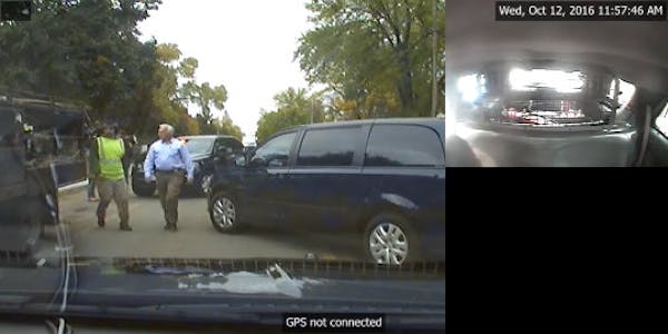 Dashcam video shows aftermath of Edina police encounter