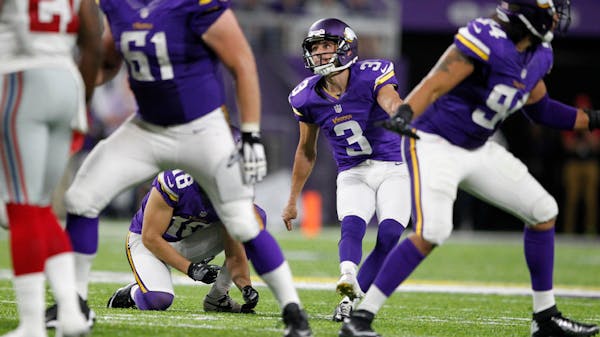 Walsh leaves Vikings no alternative but to look at other kickers