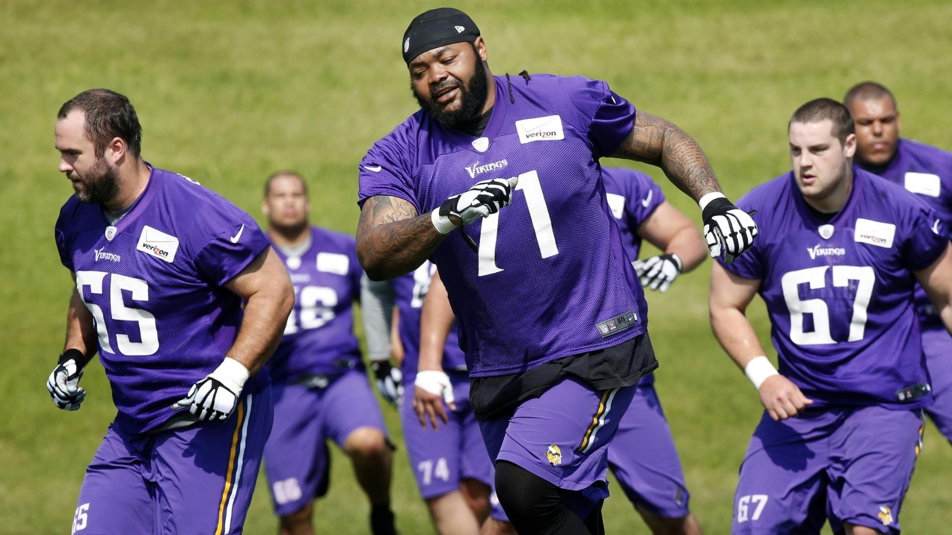 The Vikings return four starters along the offensive line, and Vikings offensive coordinator Norv Turner said he expects the unit to have a good season.