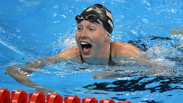 'A long hard road': Plummer wins bronze in 100 backstroke