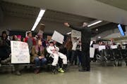 Protesters gather at Minneapolis-St. Paul airport in wake of refugee ban