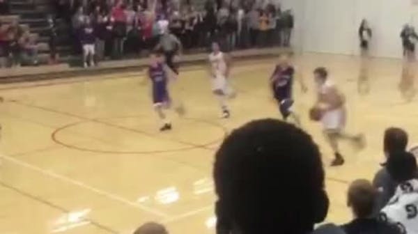 Watch the half-court buzzer beater that toppled No. 1 Red Wing