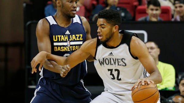 Karl-Anthony Towns appears at local youth clinics