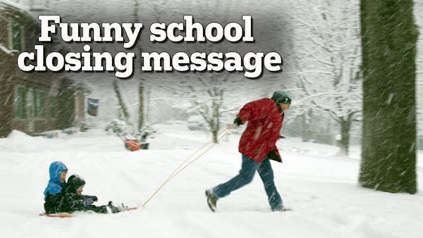Snow day message from school inspired by movie 'Frozen'