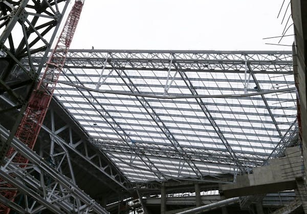 Innovative roof material makes Vikings stadium lighten up