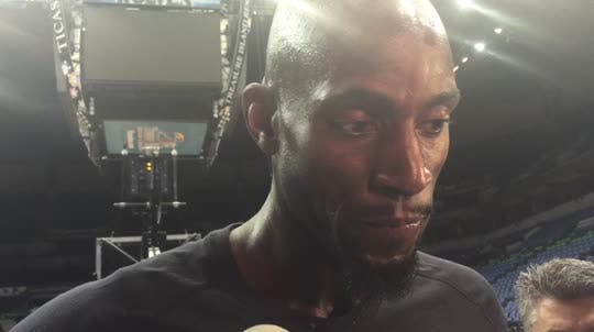 Kevin Garnett talks about what's sure to be an emotional night at Target Center, where a video tribute to Flip Saunders precedes Monday's home opener.