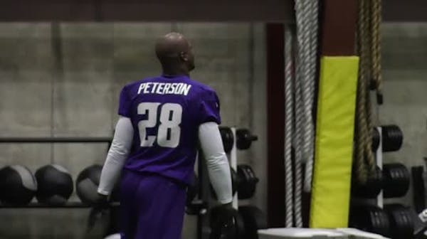 Peterson practices again; 'extremely hungry' to play