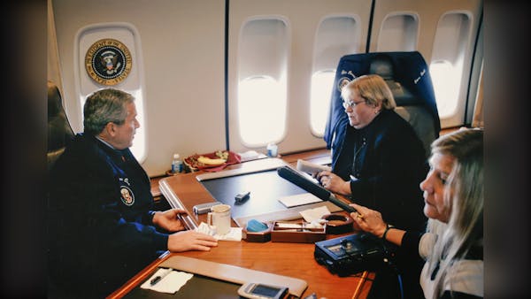 What was it like to travel with the president on Sept. 11?