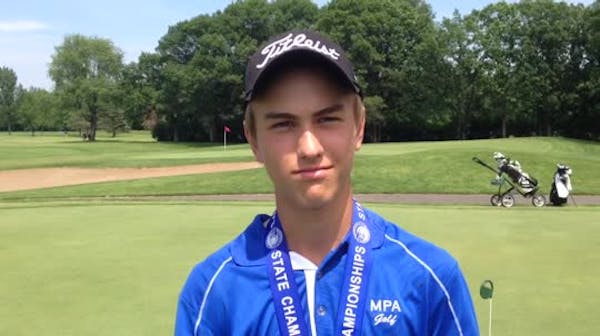 Mounds Park Academy freshman Brock Bliese wins in Class 1A golf
