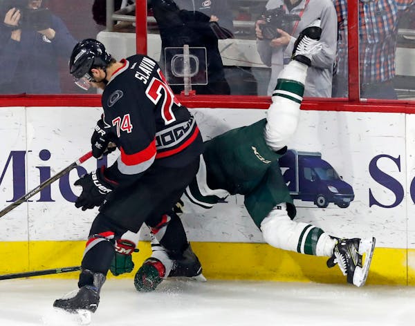 Wild slouches home after 3-1 loss to Hurricanes ends rough trip