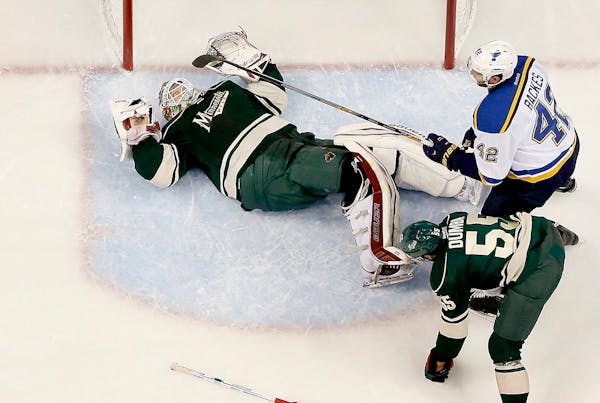 Dubnyk benched, Wild falls flat in Game 4 to St. Louis