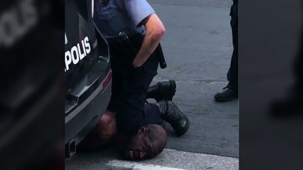Video shows man dying under officer's knee